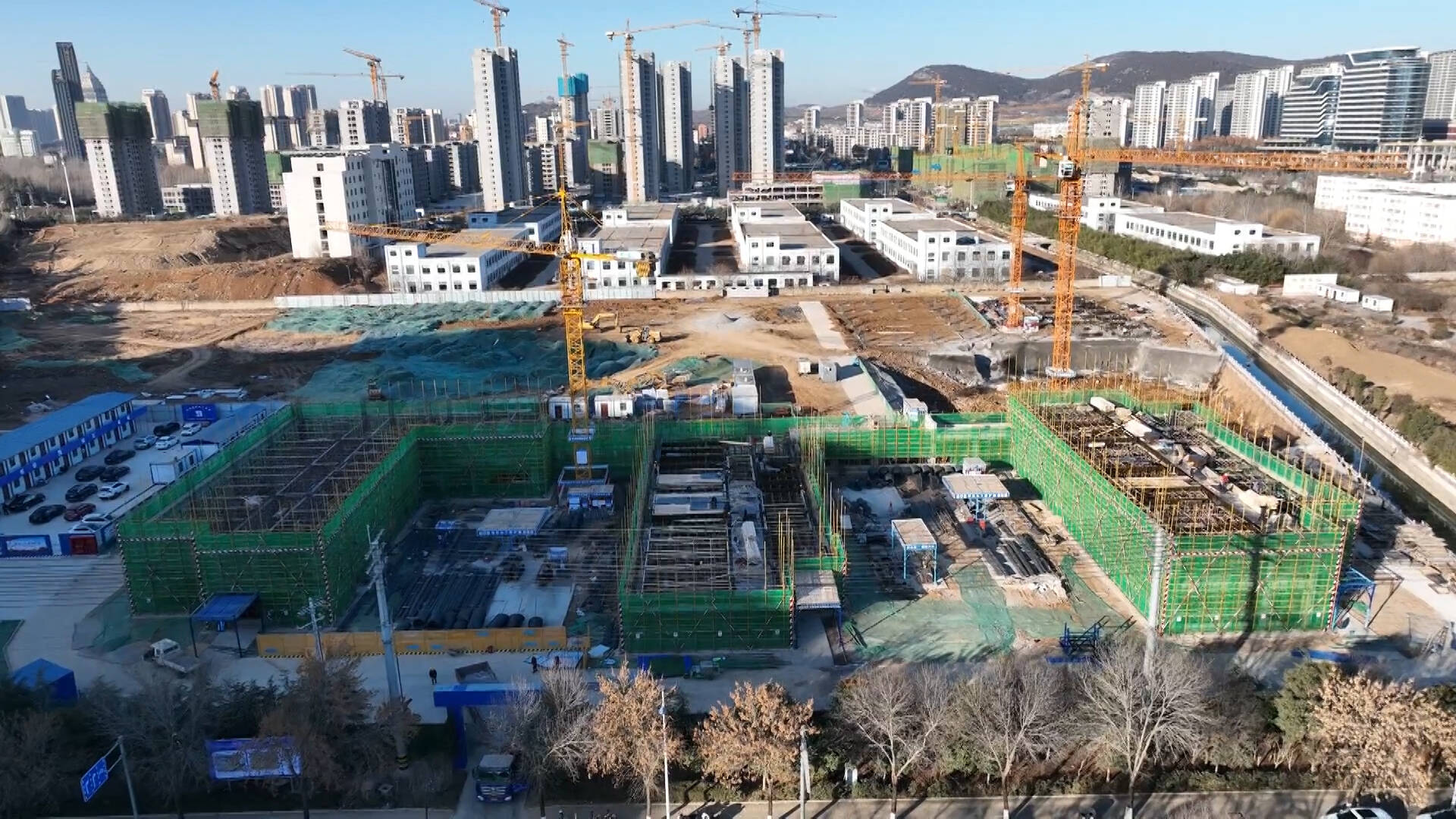 计划8月份竣工！枣庄高新实验学校项目建设全速推进