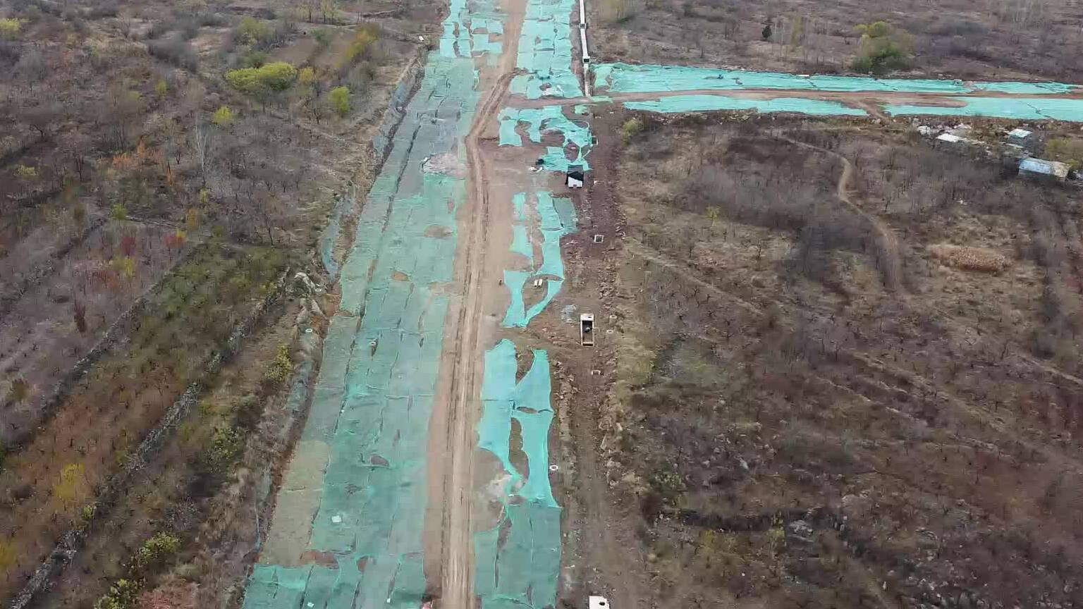 枣庄高新区人和路雏形初现