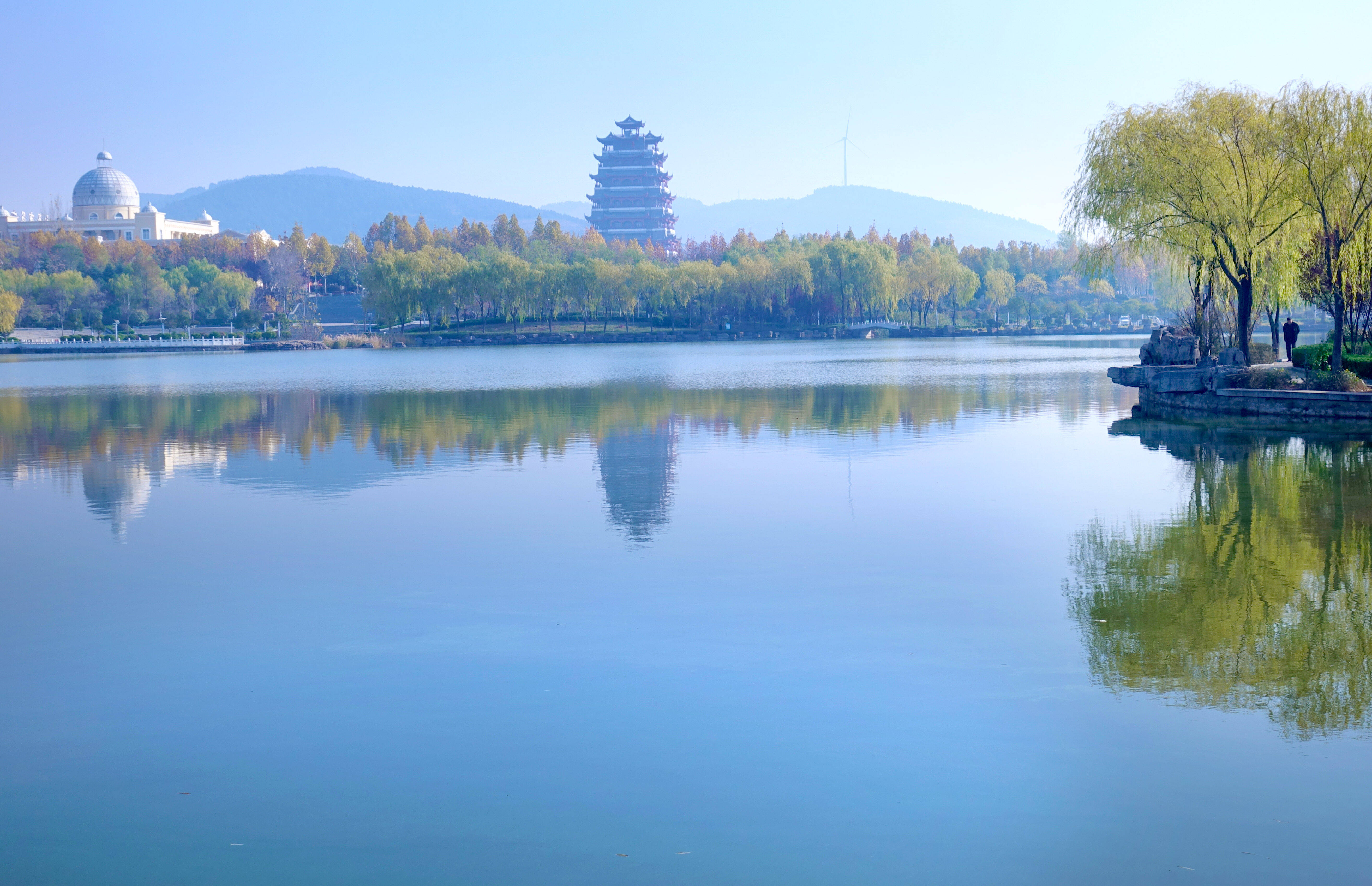组图丨枣庄山亭：冬景赛春 如诗如画