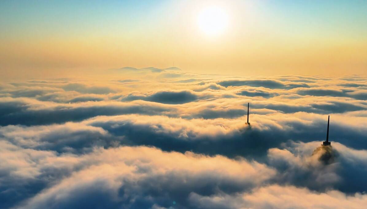 诗画山东 | 枣庄：晨光与云雾交相辉映 如梦如幻