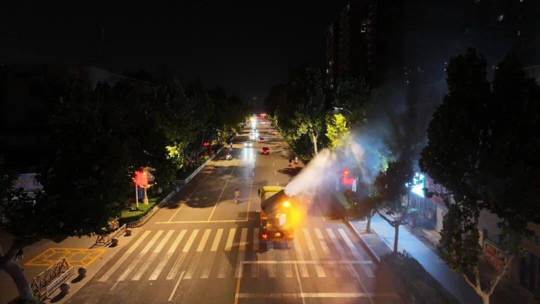 枣庄市市中区：园林养护进行时 绿化树木除虫忙