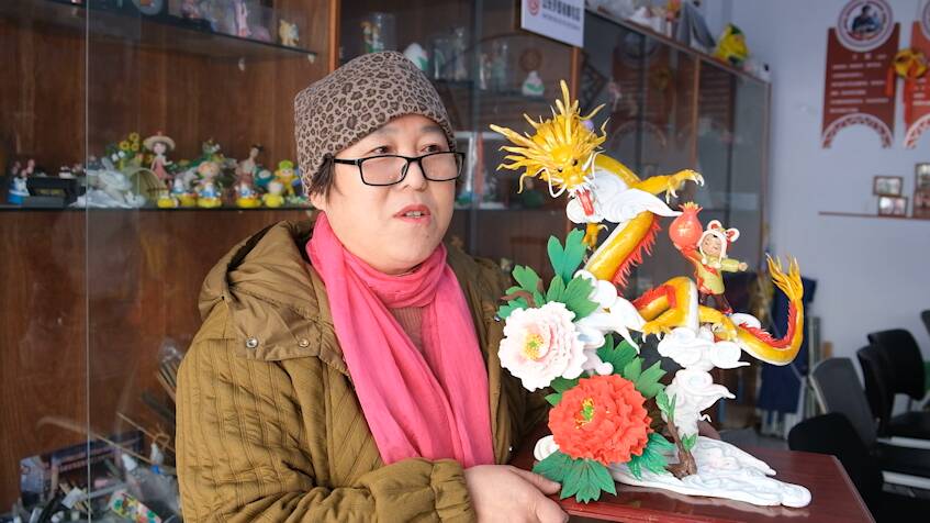枣庄：非遗面塑贺新春 祥龙献瑞迎佳节