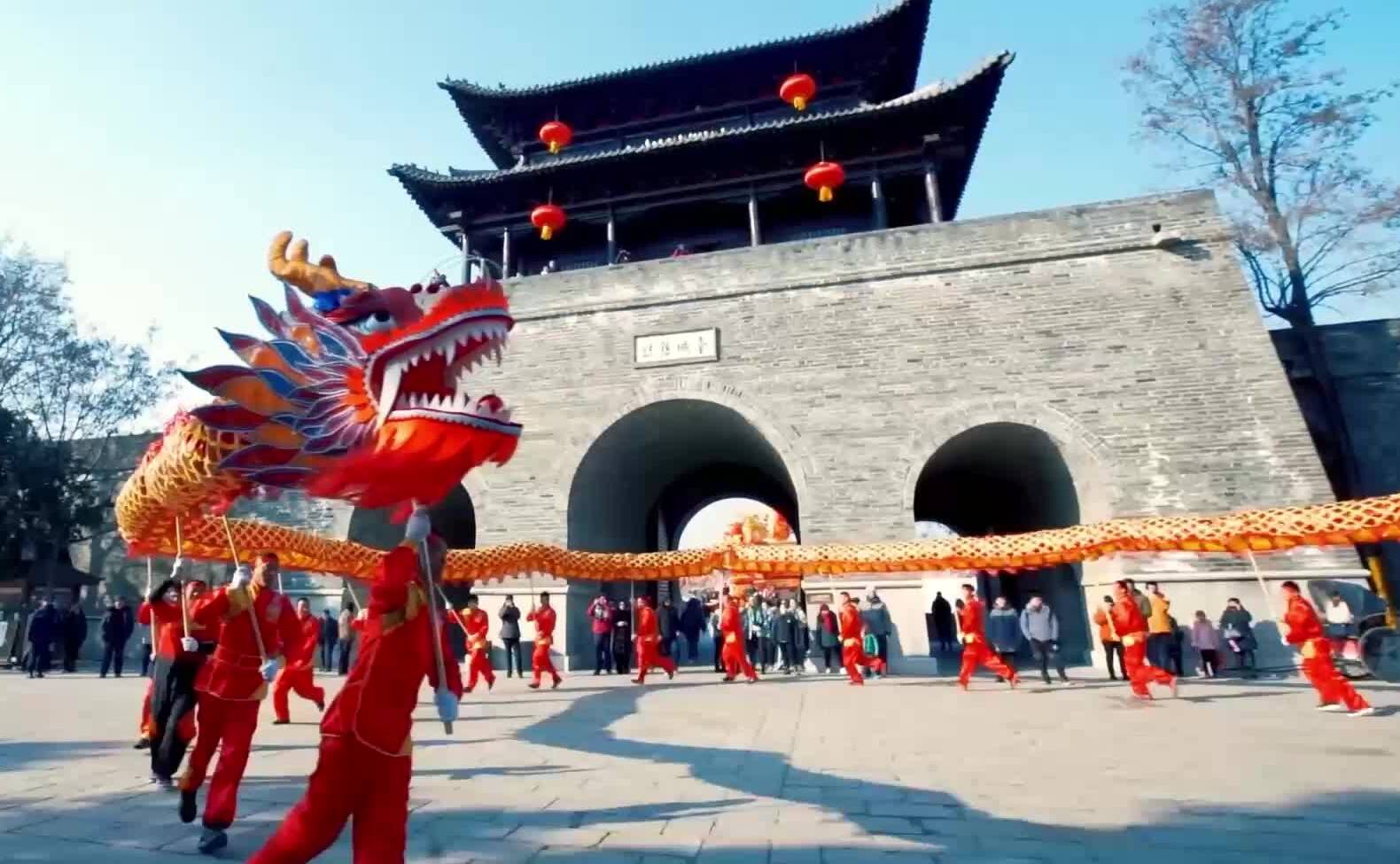 花灯会、光影秀看点十足！枣庄台儿庄年味儿浓